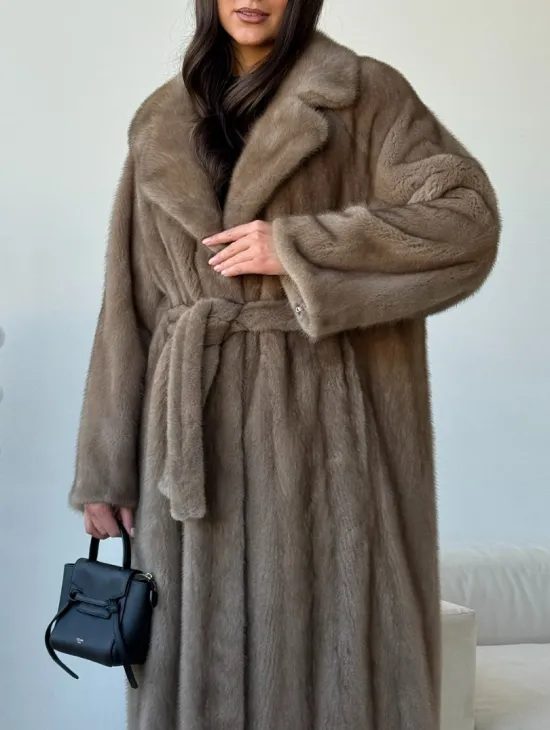 Норка пастель роспуск английский воротник