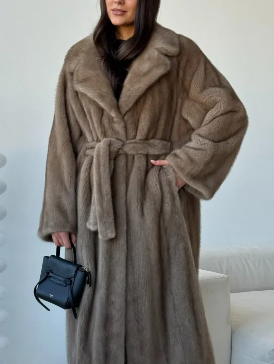 Норка пастель роспуск английский воротник