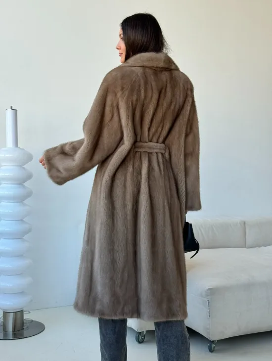 Норка пастель роспуск английский воротник