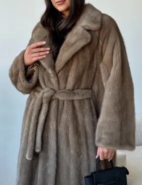 Норка пастель роспуск английский воротник