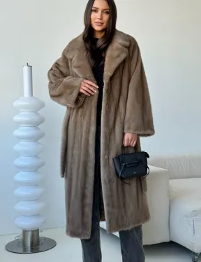 Норка пастель роспуск английский воротник