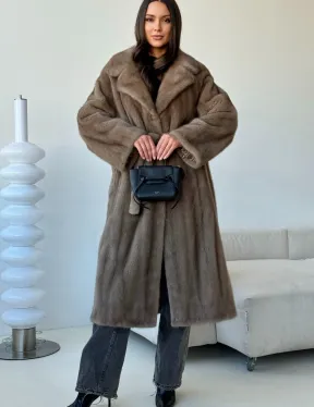 Норка пастель роспуск английский воротник