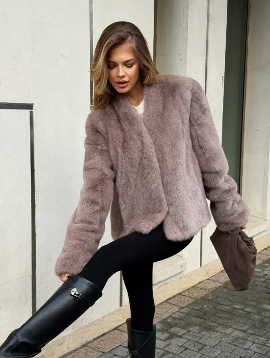 Кроп-топ шуба норковая