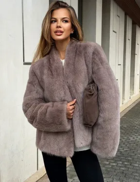 Кроп-топ шуба норковая