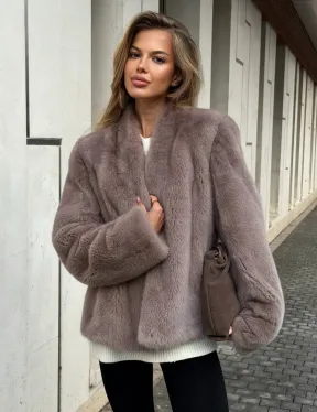 Кроп-топ шуба норковая