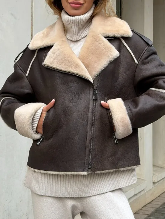 Молодёжная куртка-дубленка