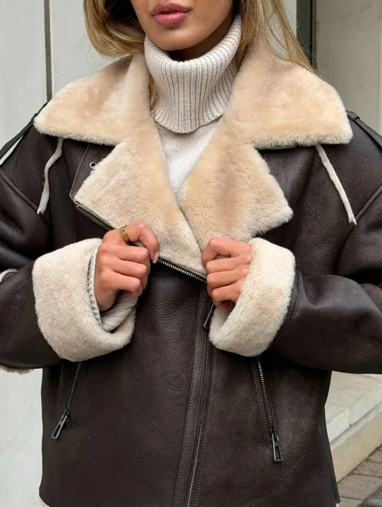 Молодёжная куртка-дубленка