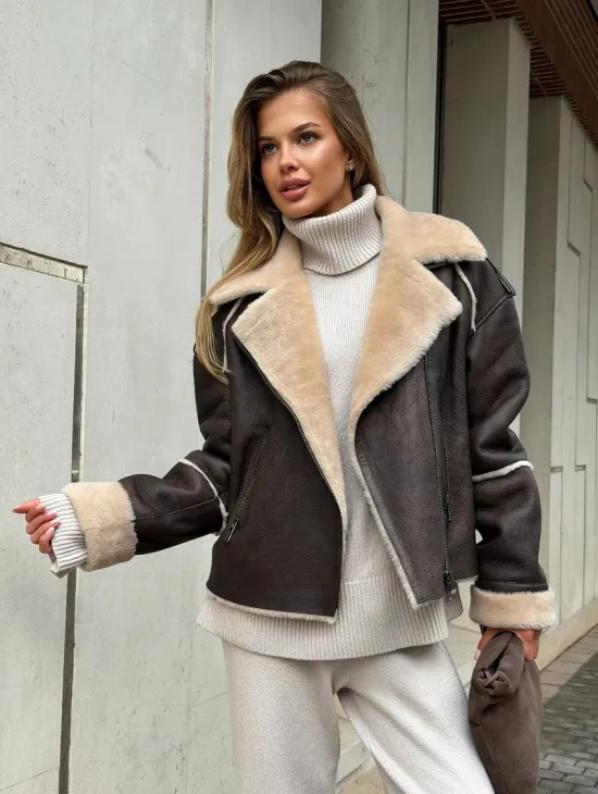 Молодёжная куртка-дубленка