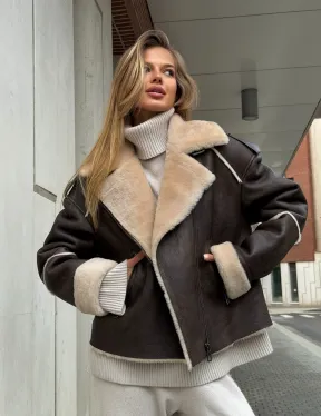 Молодёжная куртка-дубленка