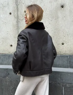 Куртка - дубленка женская