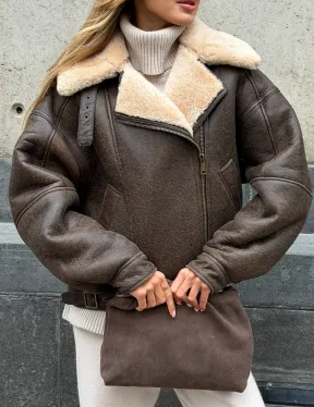 Дубленка - пилот женская