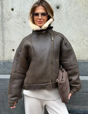 Дубленка - пилот женская