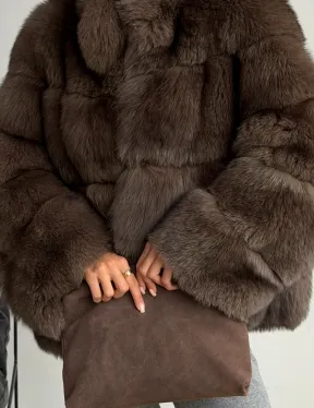 Шуба песцовая под соболь