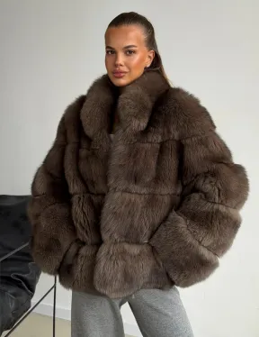 Шуба песцовая под соболь