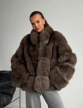 Шуба песцовая под соболь