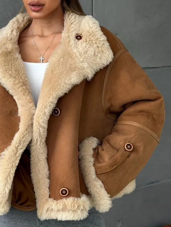 Дубленка - куртка двухсторонняя