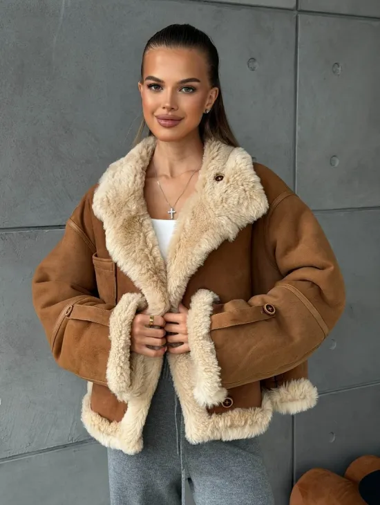 Дубленка - куртка двухсторонняя