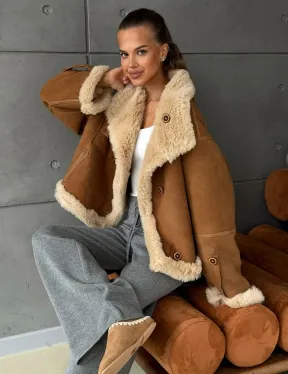 Дубленка - куртка двухсторонняя