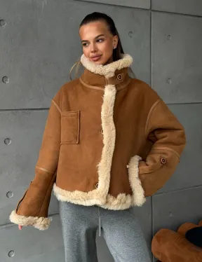 Дубленка - куртка двухсторонняя