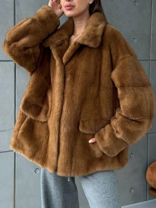 Женская норковая куртка