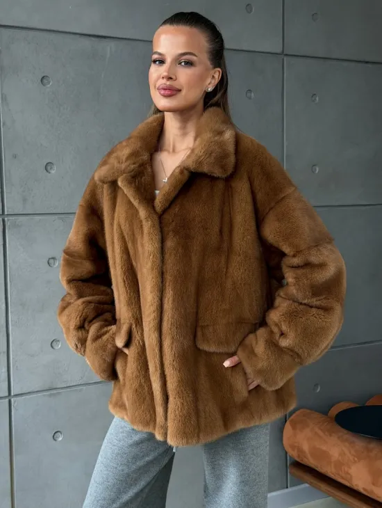 Женская норковая куртка