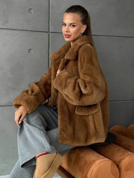 Женская норковая куртка