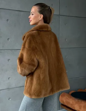 Женская норковая куртка