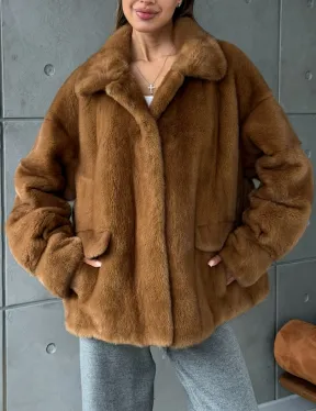 Женская норковая куртка