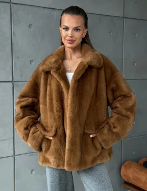 Женская норковая куртка