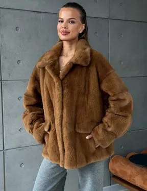 Женская норковая куртка