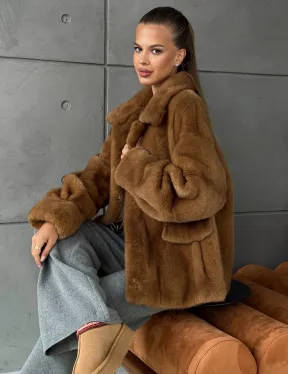 Женская норковая куртка