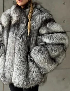 Шуба из чернобурки