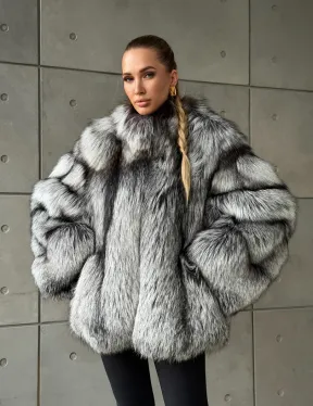 Шуба из чернобурки