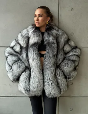 Шуба из чернобурки