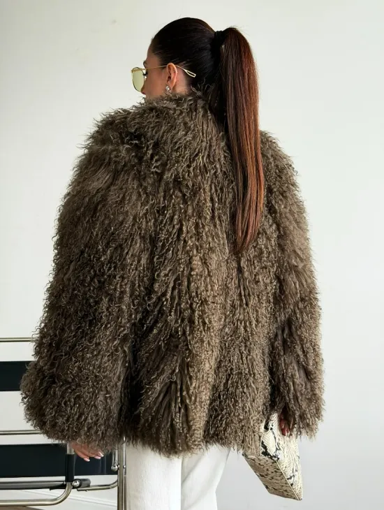 Шуба из лама 102609