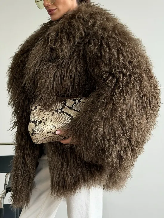 Шуба из лама 102609