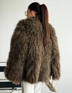 Шуба из лама 102609