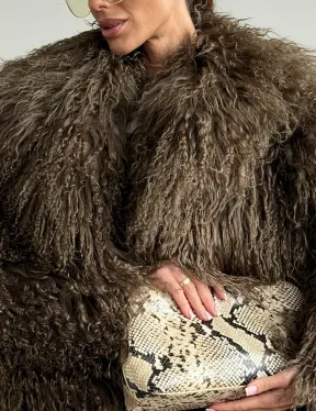 Шуба из лама 102609