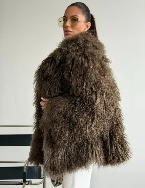 Шуба из лама 102609