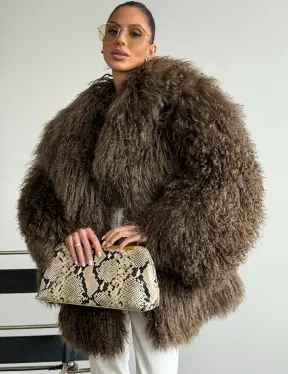 Шуба из лама 102609