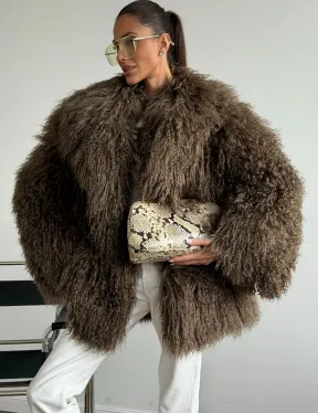 Шуба из лама 102609