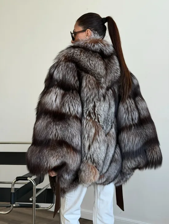 Шуба из лисы - летучая мышь