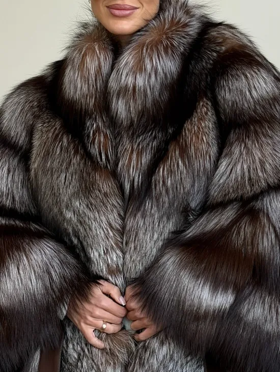 Шуба из лисы - летучая мышь