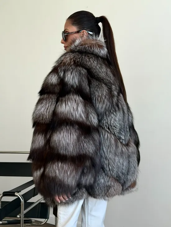 Шуба из лисы - летучая мышь
