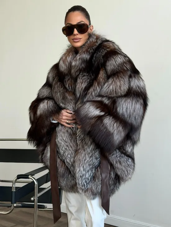 Шуба из лисы - летучая мышь