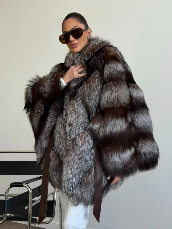 Шуба из лисы - летучая мышь