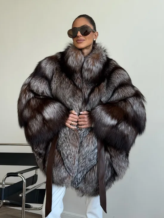 Шуба из лисы - летучая мышь