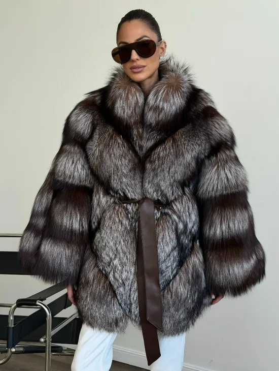 Шуба из лисы - летучая мышь