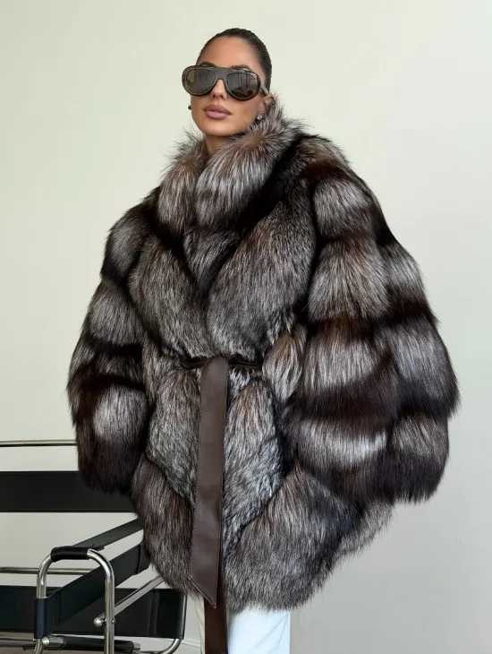 Шуба из лисы - летучая мышь