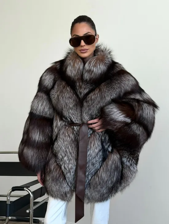 Шуба из лисы - летучая мышь